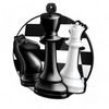Rincon Colour Chess Black Acrylic Medal