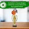Verona Basketball and Hoop Trophy