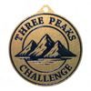 Quantum 3 Peaks Challenge Stainless Steel Medal