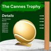 Cannes Classic Tennis Ball Trophy