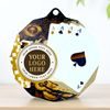 Dodeca Card Game Stainless Steel Logo Insert Medal