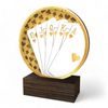 Holt Classic Playing Cards Real Wood Trophy