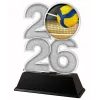Volleyball Year Trophy – Sports Award with Year Selection