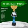 Vancouver Swimming Goggles and Stopwatch Gold Cup Trophy