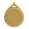 Teardrop Logo Insert Bronze Brass Medal 42mm