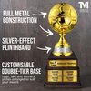 Arena Gold Metal Football Trophy