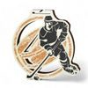 Acacia Ice Hockey Bronze Eco Friendly Wooden Medal