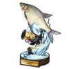 Grove Bream Fishing Real Wood Trophy