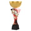 Triple Star Martial Arts Fist Gold Trophy Cup