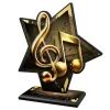 Liano Metal & Acrylic Star Music Trophy