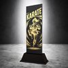 Shadowline Karate Female Trophy – Stainless Steel Award