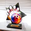 Liano Metal & Acrylic Tenpin Bowling Star Trophy