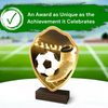 Arden Classic Football Boot Real Wood Shield Trophy