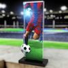 Apla Red and Blue Football Kit Trophy