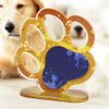 Hooch Dog Brown Paw Print Trophy