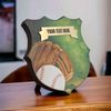 Heraldic Birchwood Baseball Shield