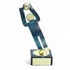 Toledo Football Goalkeeper Handmade Metal Trophy
