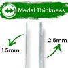 Molton Classic Badminton Stainless Steel Shield Medal