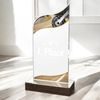 United Cycling Acrylic Wood Fusion Trophy