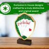 Arden Cards Real Wood Shield Trophy