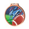 Habitat American Football Bronze Eco Friendly Wooden Medal