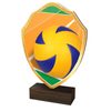 Arden Volleyball Real Wood Shield Trophy