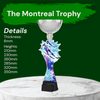 Montreal Downhill Skiing Silver Cup Trophy