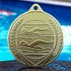 Champion Embossed Swimming Gold Medal