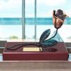 Aragon Rose Flower Handmade Metal Trophy