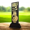 Shadowline Golf Bag Trophy – Stainless Steel Award