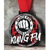 Giant Kung Fu Black Acrylic Logo Medal