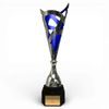 Havana Silver & Blue Blade Trophy