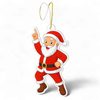 Jolly Santa Dancing Christmas Bauble