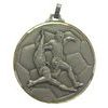 Diamond Edged Football Tackle Silver Medal