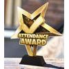 Attendance Award Star Trophy