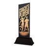 Shadowline Football Female Coach's Player Trophy – Stainless Steel Award