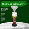 Montreal Christmas Red Silver Cup Trophy