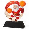 Santa Cheerleader Christmas Trophy