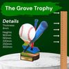 Grove T-ball Real Wood Trophy