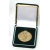 Deluxe Velour Medal Box Green 50mm
