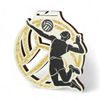 Acacia Volleyball Gold Eco Friendly Wooden Medal