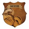 Heraldic Birchwood Petanque Sepia Shield