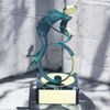 Toledo Cycling Handmade Metal Trophy