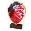 Arden Cheerleading Real Wood Shield Trophy