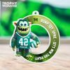 "Bump" The Volleyball Trophy Monster Inspire Medal