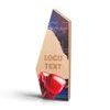 Galena Boxing Metal & Wood Trophy