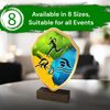 Arden Triathlon Real Wood Shield Trophy