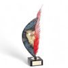 Laza Red Carnival Handmade Metal Trophy