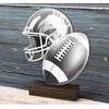 Sierra Classic American Football Helmet Real Wood Trophy