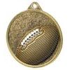 Gridiron Football Classic Texture 3D Print Gold Medal